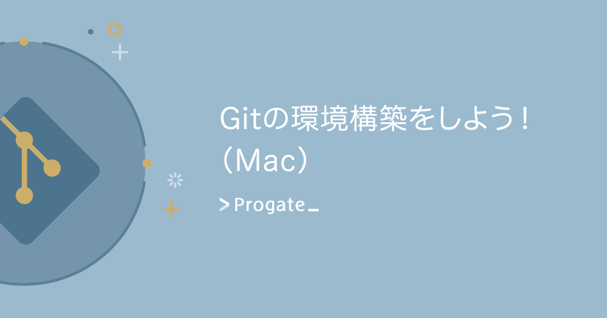【Mac】Gitの環境構築をしよう！